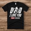 Avengers End Game Shirt - Iron Man Shirt - I Love You 3000 T Shirt for Men, Women