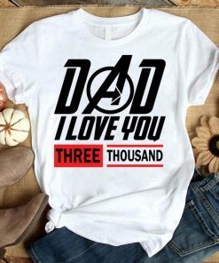 I Love You 3000 Iron Man Tee Shirt