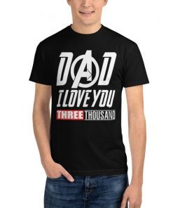 Women Dad I Love You 3000 Thank Tony Shirt
