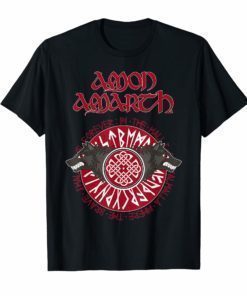 Amon Amarth Fenrir Viking Shield Valhalla T shirt