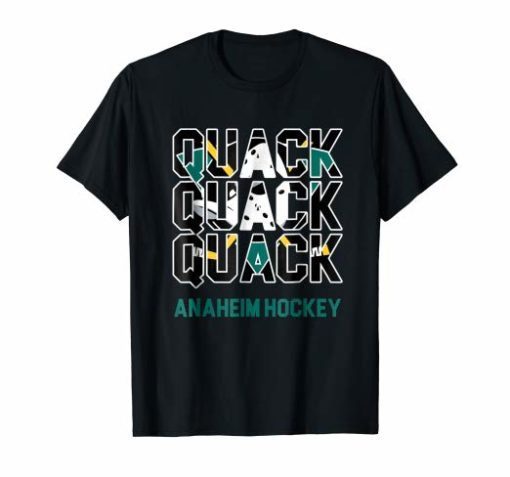 Anaheim Hockey Quack Quack Quack Tee Shirt