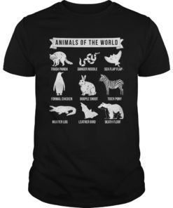 Animal Of The World Animal Lover T-shirt