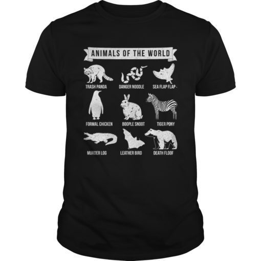 Animal Of The World Animal Lover T-shirt