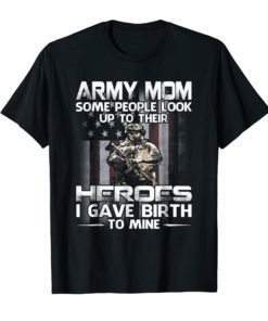 Army Mom Shirt - Army Mom American Flag Shirt