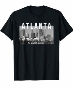 Atlanta Georgia ATL The A Gate City Skyline - Tee