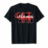 Buffalo Plaid Mama Bear T-shirt Mothers Day Gifts