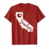 California Teacher Protest Red For Ed T Shirt