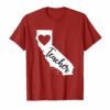 California Teacher Protest Red for Ed T Shirts