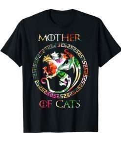 Cat Lovers Mix Flower- Mother of Cats Flower Hot 2019 TShirt