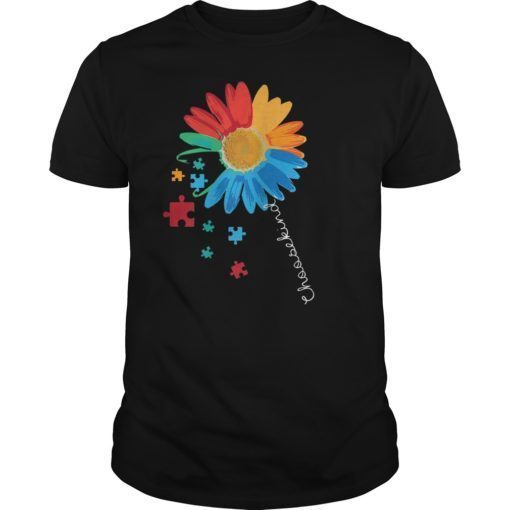 Choose Kind Daisy Flower Cute Autism Awareness Shirt