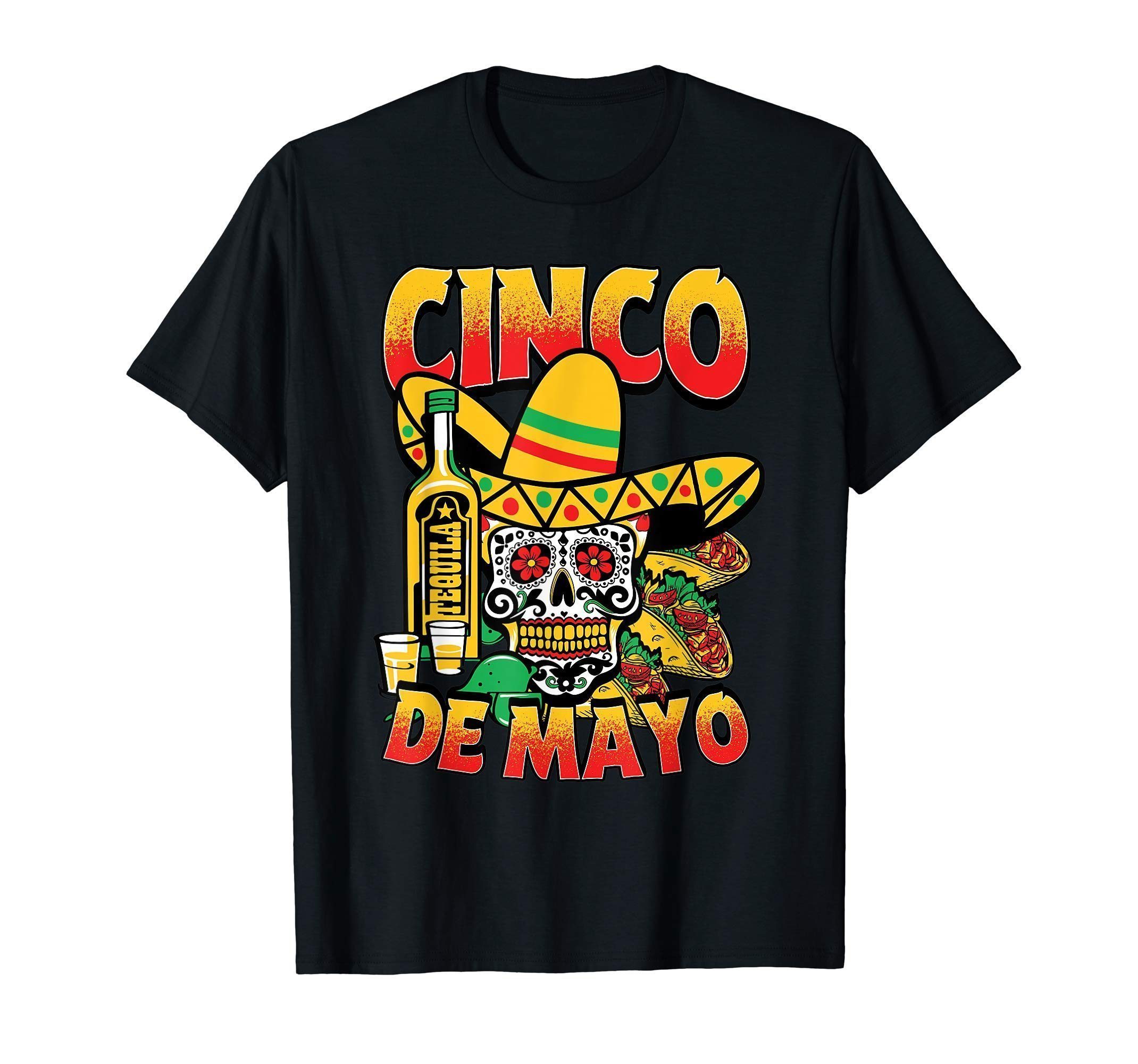 Cinco De Mayo Fiesta Party Fun T-Shirt Mens Women - ShirtsMango Office