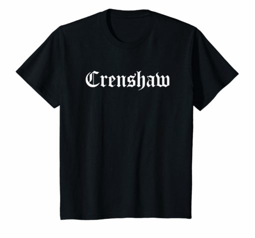 Crenshaw Old English Shirt Los Angeles Edition