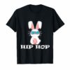 Cute Hip Hop Bunny Easter T Shirt Eggs Gift Kid Toddler Girl