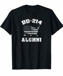 DD-214 Alumni T shirt Retirement Military Discharge DD214