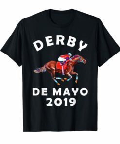 Derby De Mayo Kentucky Horse Race Mexican Sombrero T-Shirt