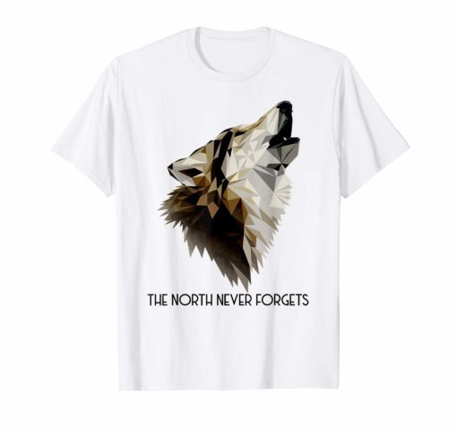 Direwolves The North Never Forgets Tshirt Funny Gift Cosplay