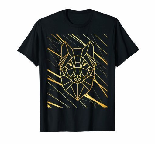 Direwolves shirt Wolf Shirt Geometrical Abstract design Tee