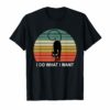 Do What I Want Black Cat Red Cup Funny Graphic T-Shirt