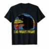 Do What I Want Black Cat Red Cup Funny Graphic T-Shirt