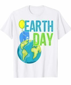 Earth Day 2019 TShirt Great Vintage Earth Day Elephant Shirt