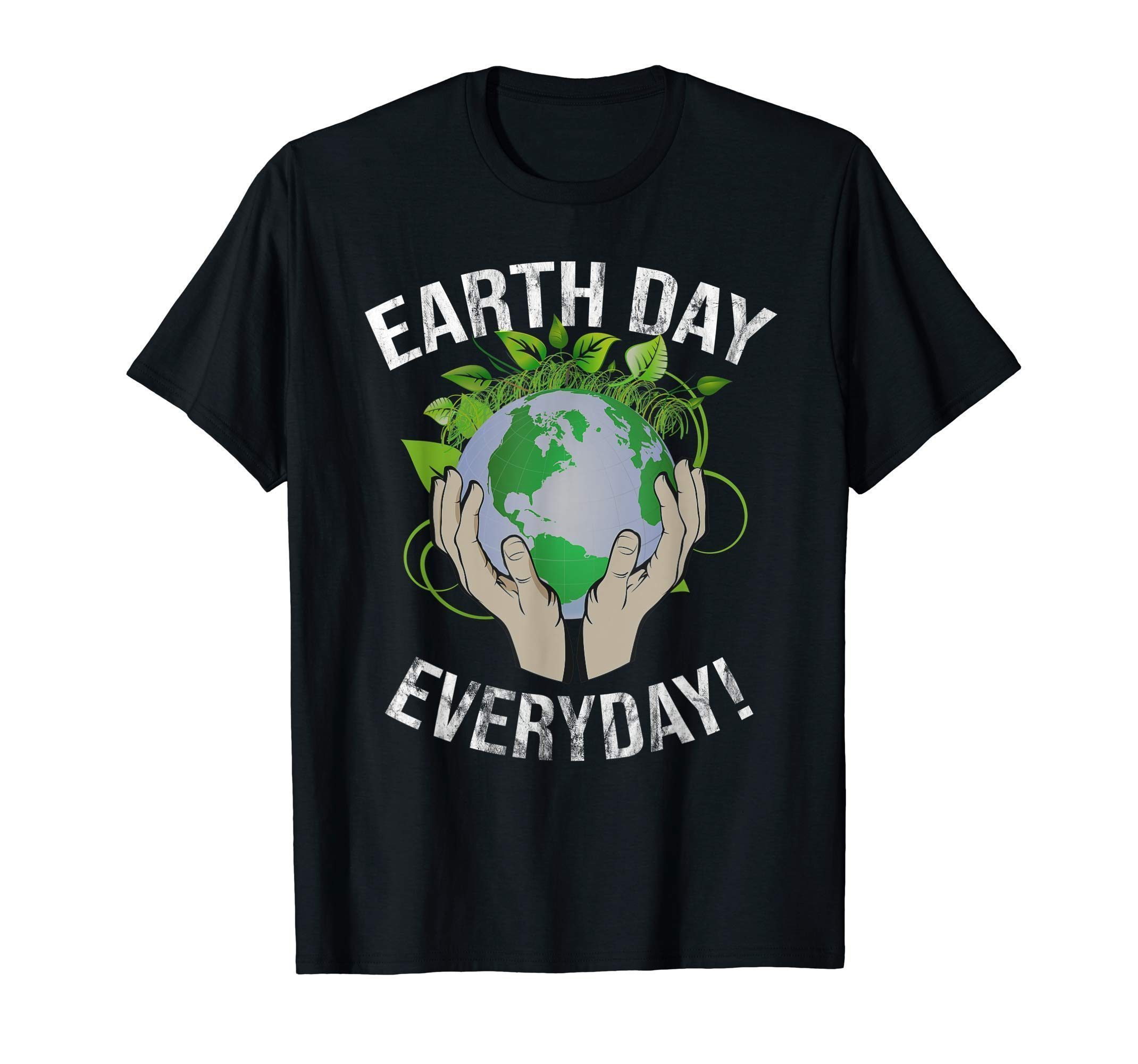 Earth Day Everyday T-Shirt Women Men Kids Green Planet - ShirtsMango Office