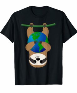 Earth Day Love The Earth Sloth Shirt