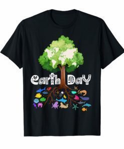Earth day shirt Kids Women Men Adult Nature & Animals Gift