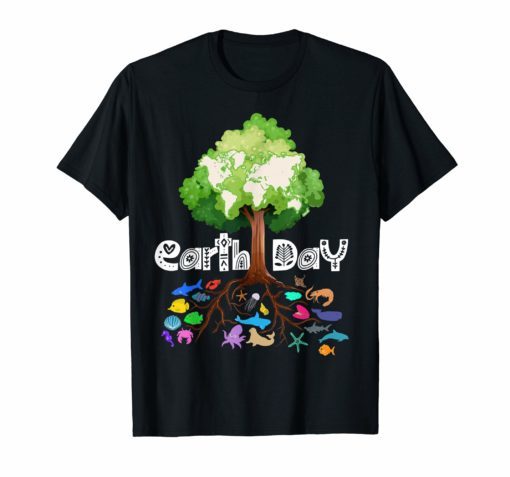 Earth day shirt Kids Women Men Adult Nature & Animals Gift