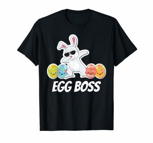 Easter 2019 Shirt Dress Toddler Girls Boys Bunny Egg Boss