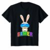 Easter Bunny Gamer Shirt for Kids Graphic Gift Gaming Boys