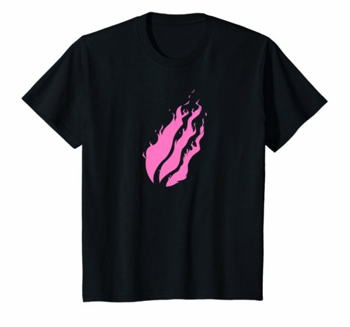 Fire Nation Pink Flame Gamer Girl T-Shirt