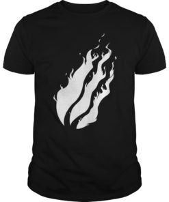 Fire Nation White Flame Gamer Playz Gaming Shirt