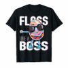 Floss Like a Boss Flossing Easter Egg Shirt Kids Easter Gift