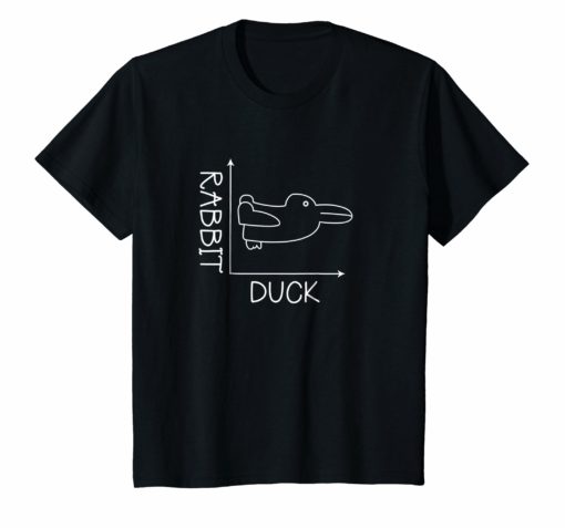 Fun Math Tee Shirt Duck Rabbit Graph