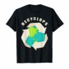 Funny Earth Day Recyclops T-shirt Recycle Tee