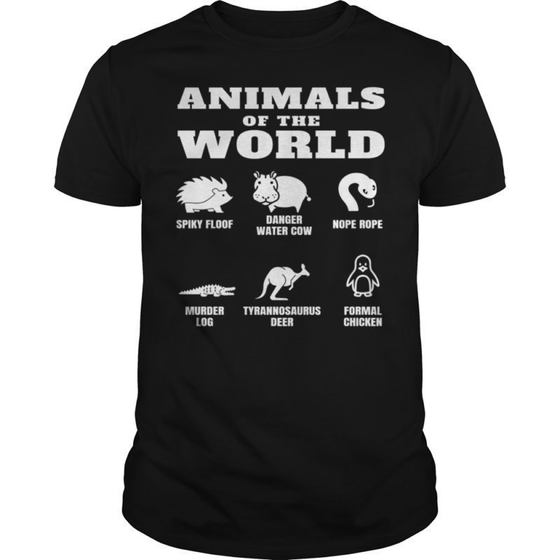 Funny Names Animals Of The World Internet Meme Shirt ShirtsMango Office