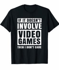 Funny Video Game T Shirts for Men Boys Games Gamer Gifts