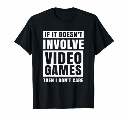 Funny Video Game T Shirts for Men Boys Games Gamer Gifts