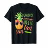 Goodbye Lesson Plan Hello Sun Tan Pineapple Teacher T-Shirt