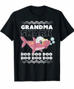 Grandma Shark T-Shirt. Doo Doo Doo Tee.