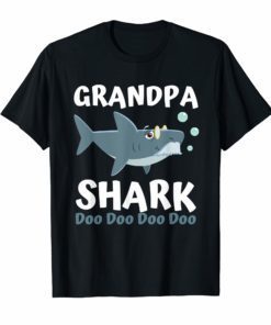 Grandpa Shark Doo Doo Shirt Matching Family Shark Shirts Set