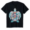 Green Vintage Tribal Hawaiian Sea Turtle T-Shirt