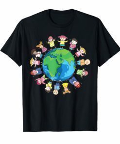 Happy Earth Day Children Around the World Tee Shirt
