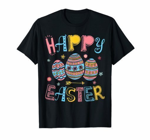 Happy Easter T shirt Women Men Kids Boys Girls Bunny Eggs