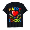 Happy Last Day Of School Teacher Boys Girls Kids Shirt Gift T-Shirt