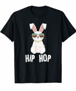 Hippity Hip Hop Bunny T Shirt Toddler Easter Bunny Rap Shirt