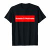 Hussle and Motivate Hip Hop Red Box Style T-Shirt