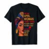 I Am An April Woman I Have 3 Sides Birthday T-Shirt
