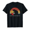 I Do What I Want Cat Retro Vintage Sunset Tshirt