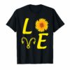 I Love Fishing And Sunflower T Shirt Gift For Fishing Lovers
